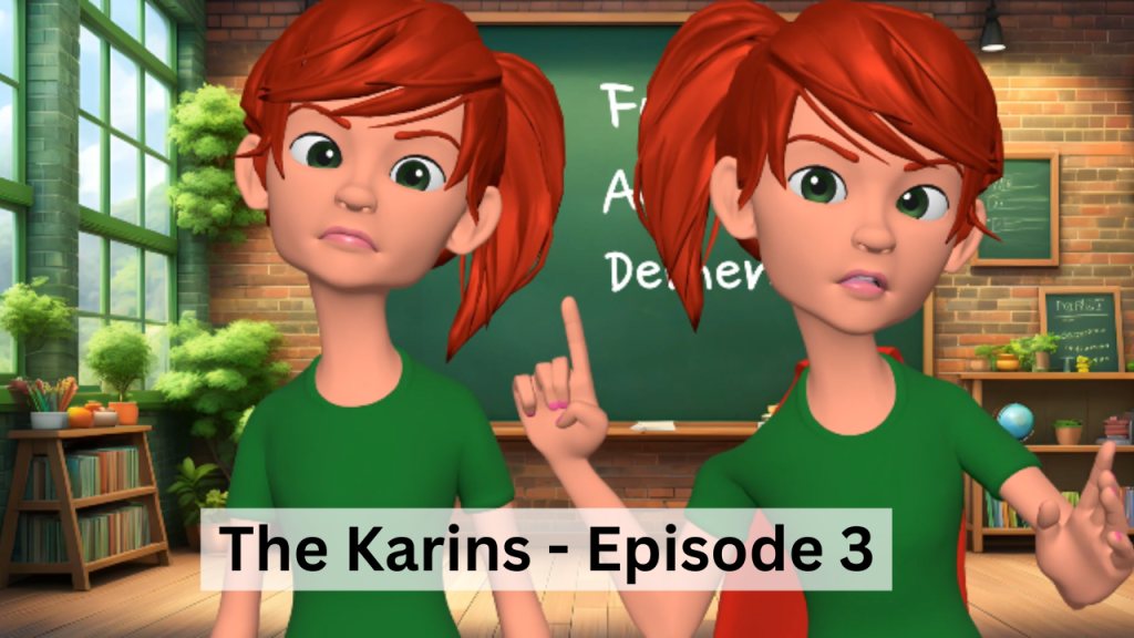 Season 1 Episode 3 of the Karins. CreateStudio Fun